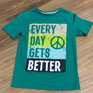 George Kids Green Graphic Tee